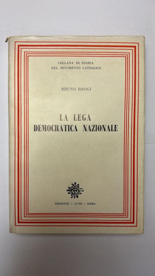 La lega democratica nazionale - copertina