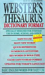 Webster's Thesaurus