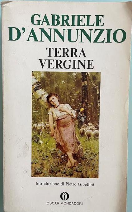 Terra vergine - Gabriele D'Annunzio - copertina