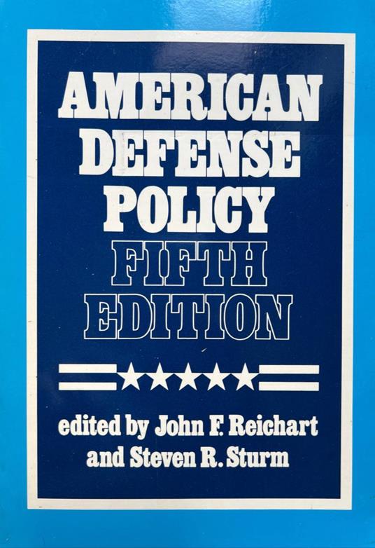 American Defence Policy - copertina