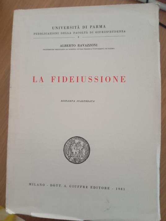 La fideiussione - copertina