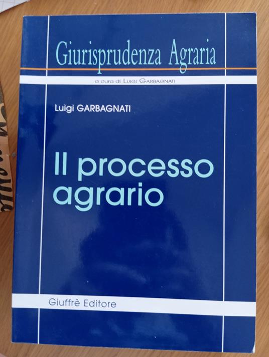 Il processo agrario - copertina