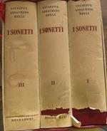 I sonetti vol. I-II-III