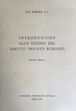 Introduzione allo studio del diritto privato romano