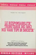 La responsabilità tributarie dei soci nei vari tipi di società