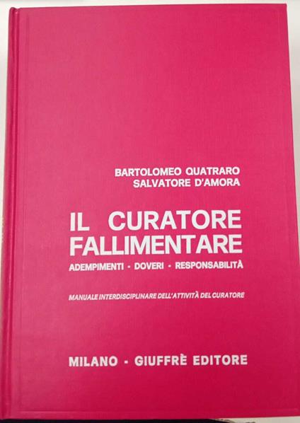 Il curatore fallimentare - copertina