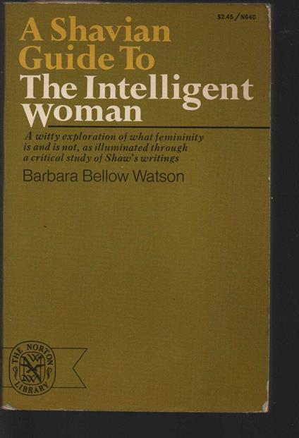 A Shavian Guide to the Intelligent Woman - copertina