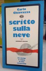 Scritto sulla neve