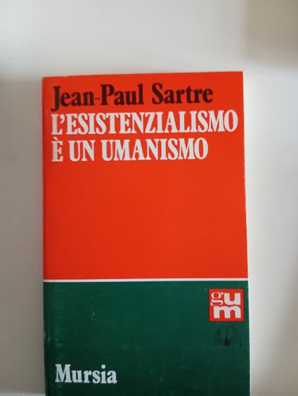 L' esistenzialismo è un umanismo - Jean-Paul Sartre - copertina