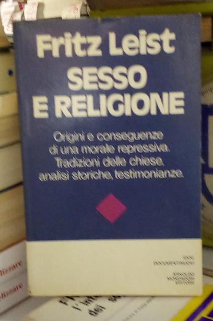 Sesso e religione - copertina