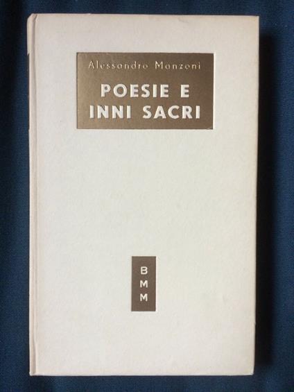 Poesie e inni sacri - Alessandro Manzoni - copertina