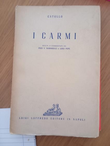 I Carmi - G. Valerio Catullo - copertina