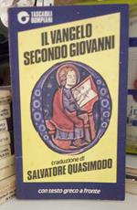 Il Vangelo secondo Giovanni. Testo greco a fronte