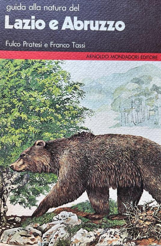 Guida alla natura del Lazio e Abruzzo - Fulco Pratesi - copertina