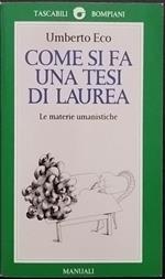 Come si fa una tesi di laurea