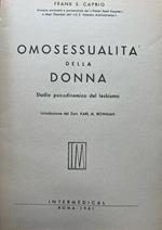 Omosessualità della donna. Studio psicodinamico del lebismo