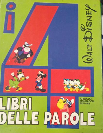 Libri delle parole (4 volumi) - Walt Disney - copertina