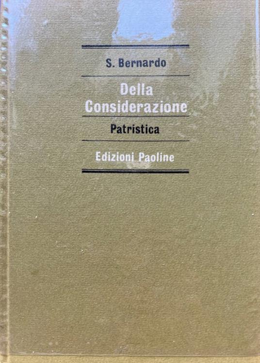 Della considerazione - copertina