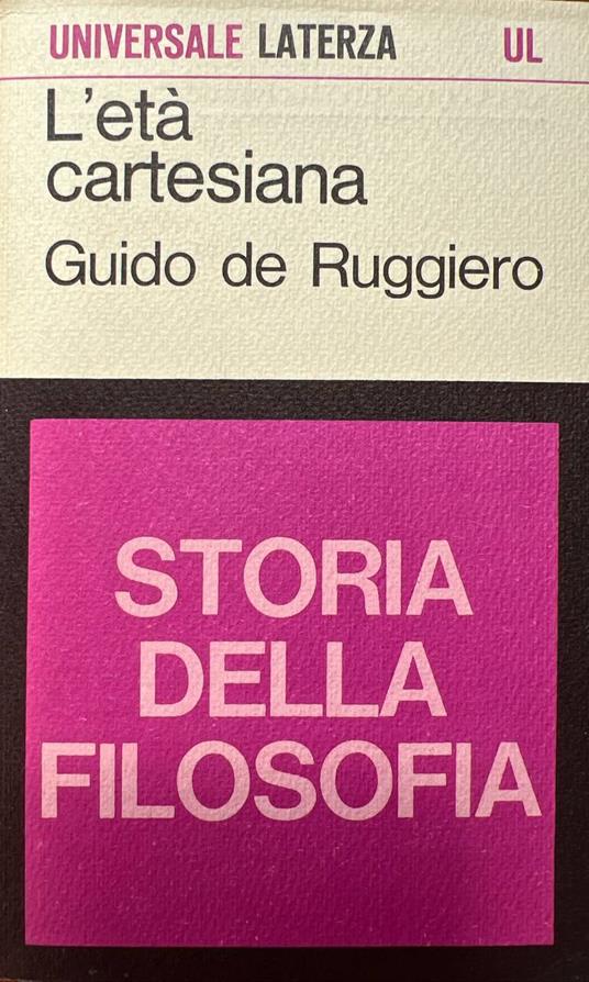 L' età cartesiana - Guido De Ruggiero - copertina