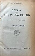 Storia della letteratura italiana