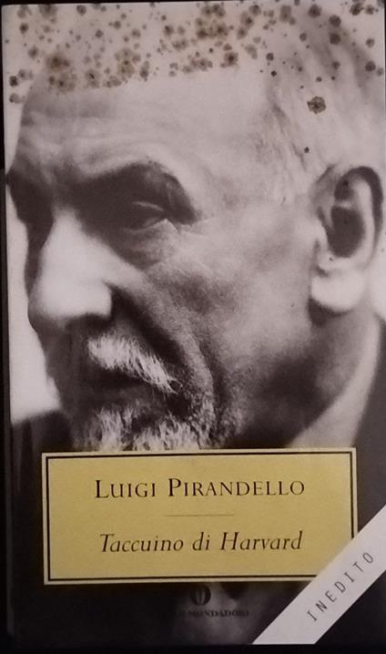 Taccuino di Harvard - Luigi Pirandello - copertina