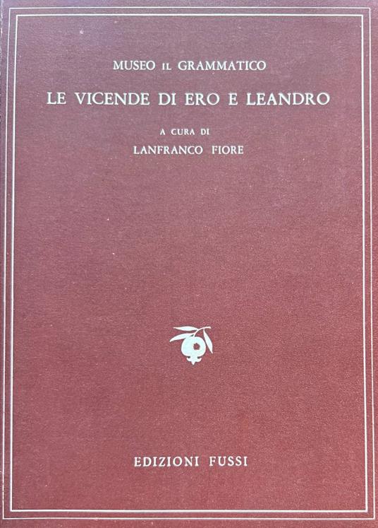 Le vicende di Ero e Leandro - copertina