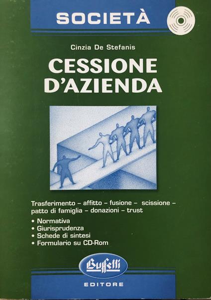 Cessazione d'azienda - Cinzia De Stefanis - copertina