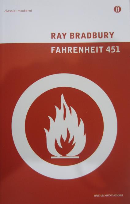 Fahrenheit 451 - Ray Bradbury - copertina