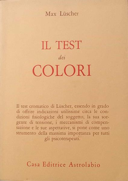 Il test dei colori - copertina