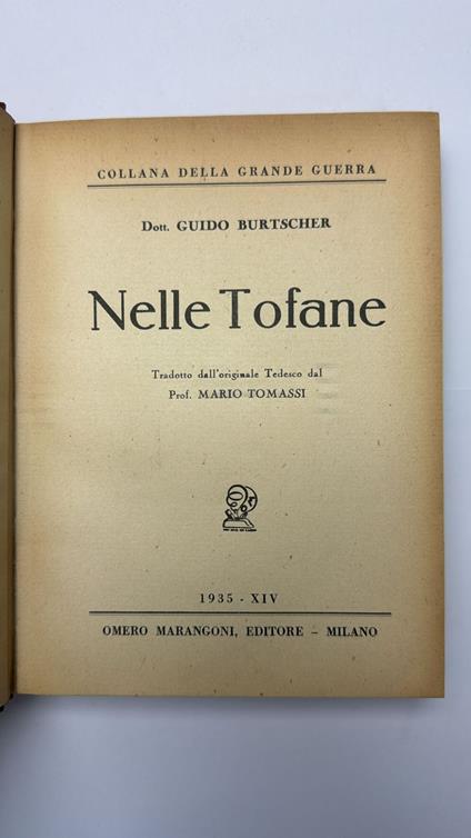 Nelle Tofane - copertina