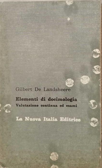 Elementi di docimologia. Valutazione continua di esami - copertina