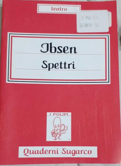 Spettri - Henrik Ibsen - copertina