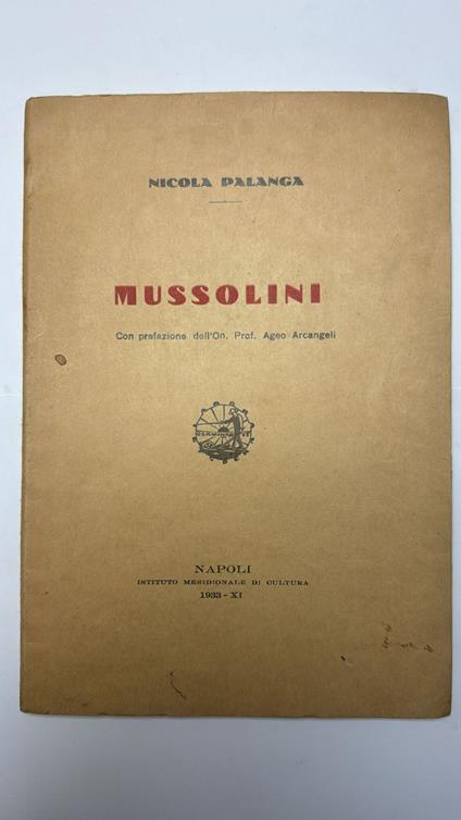 Mussolini - copertina