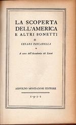 La scoperta de l'America e altri sonetti