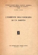 L' esimente dell'esercizio di un diritto