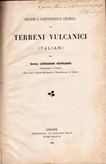 Genesi e composizione chimica dei terreni vulcanici italiani