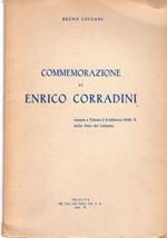 COMMEMORAZIONE DI ENRICO CORRADINI