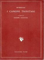 I Canoni Trinitari, a cura di Giuseppe Valentini