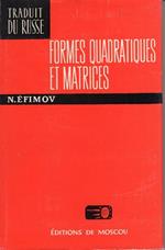 Formes quadratiques et matrices