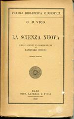 La scienza nuova, passi scelti, commentati e coordinati secondo il piano generale dell'opera a cura di Pasquale Soccio