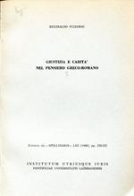 Giustizia e carità nel pensiero greco-romano. Estratto