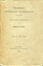 Tradizioni popolari veneziane. Medicina. Punt. V. VI e VII