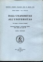 Dall'unanimitas all'universitas, da Alcuino a Giovanni Eriugena, lineamenti ideologici e terminologia politica della cultura del secolo IX