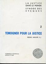 Temoigner pour la justice