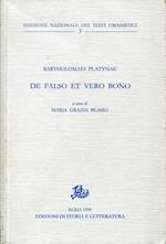 De falso et vero bono, a cura di Maria Grazia Blasio