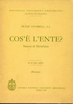 Cos'è l'ente? : sinossi di metafisica (Ristampa)