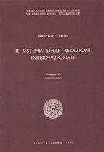 Il sistema delle relazioni internazionali