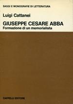 G. C. Abba : formazione di un memorialista