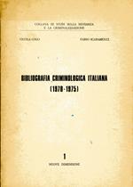 Bibliografia criminologica italiana : (1970-1975)