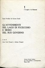 Gl'avvenimenti del lago di Fucecchio e modo del suo governo